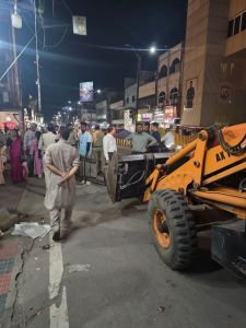 रायपुर में &ldquo;ट्रिपल-जीरो जोन&rdquo; पर चला नगर निगम का बुलडोज़र