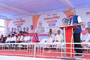  सुशासन तिहार:  नगर निगम जोन 1 ने दही हाँडो मैदान गुढ़ियारी में समाधान शिविर आयोजित