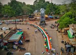  देशभक्तिपूर्ण वातावरण से सराबोर रहा जिले के विभिन्न स्थानों में आयोजित तिरंगा यात्रा