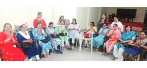 महाराष्ट्र मंडल के महिला केंद्रों में उत्&zwj;साह से राम रक्षा स्&zwj;त्रोत, हनुमान चालीसा का सामूहिक पाठ