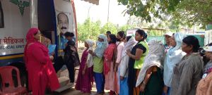  देवी अहिल्या बाई होलकर की  जयंती के उपलक्ष्य में स्वच्छता दीदीयों  का स्वास्थ्य परीक्षण किया गया