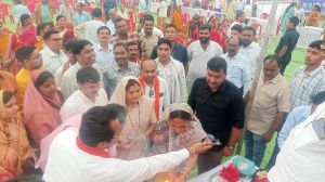 कौड़िया समाधान शिविर में शामिल हुए विधायक सुशांत शुक्ला