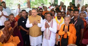  मुख्यमंत्री  ने भगवान गौतम बुद्ध की पूजा-अर्चना कर प्रदेश की जनता की सुख-समृद्धि एवं खुशहाली की कामना