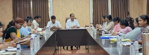  कलेक्टर ने ली महिला एवं बाल विकास विभाग की बैठक
