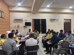  दक्षिण विधायक  सुनील सोनी निगम जोन 6 कार्यालय पहुँचे, कार्यों के पूर्ण नहीं होने पर नाराजगी व्यक्त की