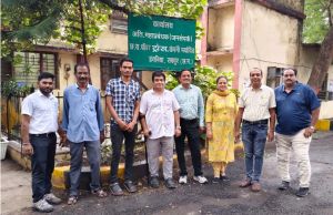  विद्युत कंपनी जनसंपर्क प्रमुख कार्यालय में  मीठी नीम की बगिया, पौधरोपण संपन्न