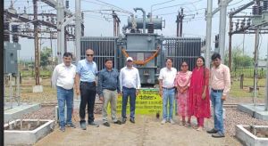  पैलीमेटा उपकेन्द्र में 3.15 एम.व्ही.ए. के नये पॉवर ट्रांसफार्मर को किया गया ऊर्जीकृत