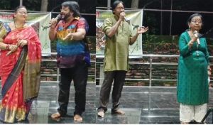 कालजयी गायकों रफी-किशोर की स्मृति में रसमंजरी ने सजाई सुरों की महफ़िल कालजयी गायकों रफी-किशोर की स्मृति में रसमंजरी ने सजाई सुरों की महफ़िल