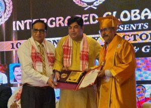  डॉ. कमल किशोर शर्मा को इंटीग्रेटेड ग्लोबल यूनिवर्सिटी ने प्रदान की मानद डॉक्टरेट की उपाधि