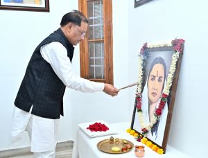  मुख्यमंत्री श्री साय ने  मिनीमाता की पुण्यतिथि पर उनके अविस्मरणीय योगदान को किया नमन