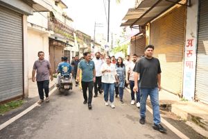 हेरिटेज वाक में सम्मिलित हुए निगम आयुक्त, अपर कलेक्टर हेरिटेज वाक में सम्मिलित हुए निगम आयुक्त, अपर कलेक्टर