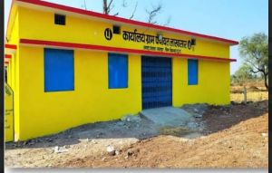  लाखासार में मनरेगा से नया पंचायत भवन तैयार