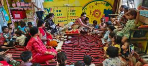  प्रोजेक्ट &lsquo;आओ बांटे खुशियां&rsquo; से बच्चों के चेहरों में खिली मुस्कान