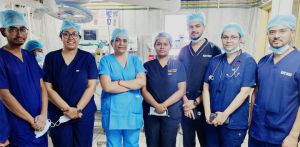   अम्बेडकर अस्पताल के जनरल सर्जरी विभाग में एक और विदेशी युवती का सफल ऑपरेशन