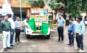  कलेक्टर श्री लंगेह ने किया सूर्य रथ का शुभारंभ