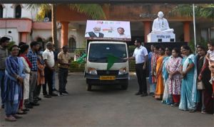  कलेक्टर श्री लंगेह ने सुपोषण रथ को हरी झंडी दिखाकर किया रवाना