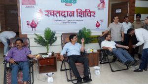   सेवा पखवाड़ा 2025 के अंतर्गत रक्तदान शिविर का आयोजन