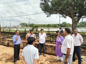 नगर निगम जोन 8 जोन कमिश्नर ने अटारी गौठान का किया निरीक्षण