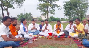 बोरियाखुर्द रायपुर में दशहरा उत्सव हेतु आयोजन स्थन का भूमिपूजन सम्पन्न बोरियाखुर्द रायपुर में दशहरा उत्सव हेतु आयोजन स्थन का भूमिपूजन सम्पन्न