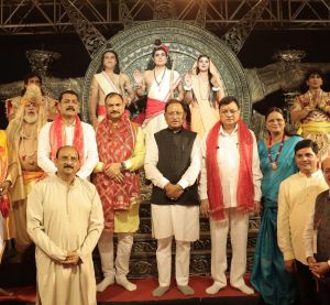  मुख्यमंत्री विष्णु देव साय कोरबा में श्री राम कथा महोत्सव में हुए शामिल