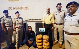 16.4 किलो गांजा जब्त, एक आरोपी गिरफ्तार 16.4 किलो गांजा जब्त, एक आरोपी गिरफ्तार