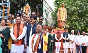 मुख्यमंत्री साय ने राष्ट्रपिता महात्मा गांधी और पूर्व प्रधानमंत्री श्री लाल बहादुर शास्त्री की प्रतिमा पर किया माल्यार्पण मुख्यमंत्री साय ने राष्ट्रपिता महात्मा गांधी और पूर्व प्रधानमंत्री श्री लाल बहादुर शास्त्री की प्रतिमा पर किया माल्यार्पण