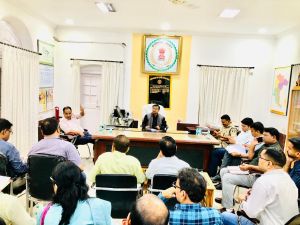 प्रधानमंत्री के प्रस्तावित कार्यक्रम की तैयारियों की संभागायुक्त ने की समीक्षा प्रधानमंत्री के प्रस्तावित कार्यक्रम की तैयारियों की संभागायुक्त ने की समीक्षा