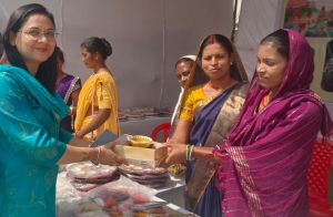 ग्रामीण महिलाओं के हुनर को मिला मंच