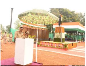  पुलिस स्मृति दिवस पर शहीदों को दी गई श्रद्धांजलि