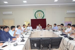  प्रधानमंत्री के राजधानी प्रवास को लेकर कलेक्टर की अध्यक्षता में हुई महत्वपूर्ण बैठक