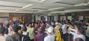 निगम के अधिकारियों और कर्मचारियों ने ली राष्ट्रीय एकता की शपथ निगम के अधिकारियों और कर्मचारियों ने ली राष्ट्रीय एकता की शपथ