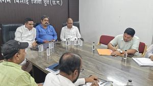  भिलाई शहर  में नहीं लगेगें बैनर-पोस्टर  बैठक में लिया गया निर्णय