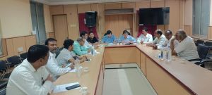  जिला प्रबंध समिति इंडियन रेडक्रास सोसायटी जिला दुर्ग की बैठक संपन्न