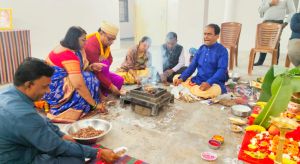  पुनर्निमित दिव्यांग बालिका विकास गृह की विधिवत पूजा