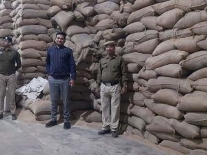  13 प्रकरणों में 92 लाख 87 हजार 600 रूपए मूल्य का 2996 क्विंटल अवैध धान जप्त