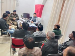 एडीएम और एएसपी ने ली डीजे और मांगलिक भवन संचालकों की बैठक 