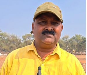   जालबांधा सहकारी समिति में नन्दलाल वर्मा ने 120 क्विंटल धान बेचा