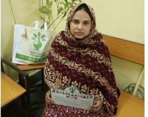  पर्यावरण संरक्षण का संदेश, प्रसूता माताओं को हरियाली की भेंट