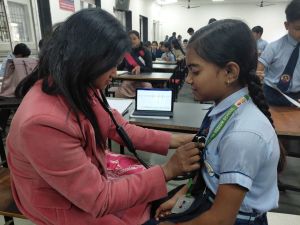 प्रोजेक्ट धड़कन के अंतर्गत  बच्चों की हुई निःशुल्क हृदय जांच, 740 बच्चों की हुई स्क्रीनिंग