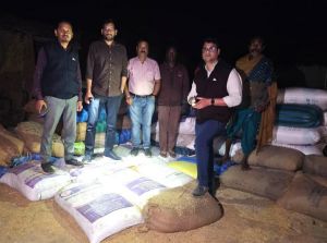  सरायपाली विकासखण्ड अंतर्गत तीन प्रकरणों में 1224 कट्टा अवैध धान एवं ट्रैक्टर जप्त