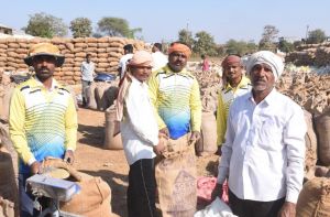 राजनांदगांव  जिले में धान की खरीदी अभियान से किसानों में हर्ष व्याप्त