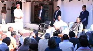  मुख्यमंत्री श्री साय ने सामरबार में संत श्री बभु्रवाहन महाराज से की भेंट