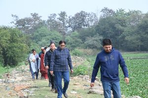  लगातार तीसरे दिन विधायक राजेश मूणत का विधानसभा क्षेत्र का दौरा