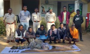  वन विभाग की बड़ी कार्रवाई- उदंती-सीतानदी अभयारण्य क्षेत्र में 6 शिकारी गिरफ्तार