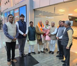 भाजपा के राष्ट्रीय उपाध्यक्ष सौदान सिंह छत्तीसगढ़ प्रवास पर पहुंचे 