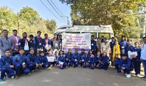 राष्ट्रीय आविष्कार अभियान के तहत अंतर्राज्यीय एक्सपोजर विजिट को सांसद ने हरी झंडी दिखाकर किया रवाना राष्ट्रीय आविष्कार अभियान के तहत अंतर्राज्यीय एक्सपोजर विजिट को सांसद ने हरी झंडी दिखाकर किया रवाना