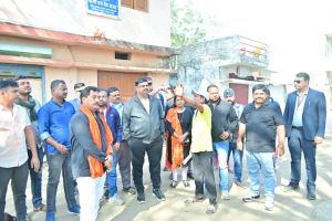  वार्ड निरीक्षण पर पहुँचे मंत्री गजेन्द्र यादव, नागरिकों से किये भेंट मुलाकात  