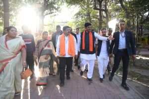  उपमुख्यमंत्री विजय शर्मा ने जिला पंचायत रायपुर का किया निरीक्षण