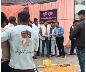   विधायक अनुज शर्मा ने  नये विकास कार्यों हेतु किया भूमिपूजन  