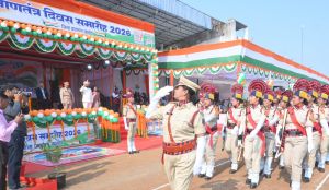 जिला मुख्यालय बालोद में भव्य एवं गरिमामय ढंग से मनाया गया गणतंत्र दिवस समारोह